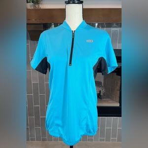 NWT Louis Garneau Women’s Bike Jersey AirDry Blue Large